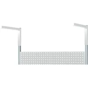Auslegerpaar, BxHxT 45 x 550 x 300 mm, lichtgrau RAL 7035 RAU