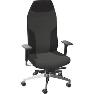 Bürostuhl AdJust Protect 24h, mit Armlehnen und Kopfstütze, grau Dauphin