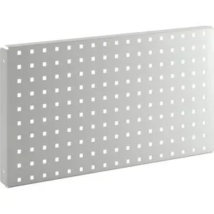 Lochwand, für elektrisch höhenverstellbaren Arbeitstisch eurokraft pro, lichtgrau RAL 7035 eurokraft pro