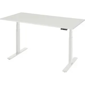ESD-Arbeitstisch, elektrisch höhenverstellbar, Höhe 650 - 1300 mm, BxT 1500 x 800 mm eurokraft pro