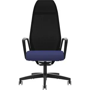 Bürostuhl Selvio 0146 ZÜCO, Netz-Rückenlehne, blau Züco