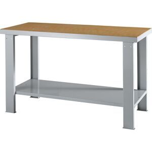 Werkbank, Baukastensystem, Höhe 850 mm, Multiplex-Arbeitsplatte, BxT 1500 x 700 mm eurokraft basic