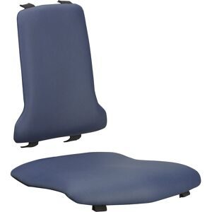 Polster für Arbeitsstühle, Kunstleder, blau bimos