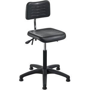 Arbeitsdrehstuhl PU-Schaum, mit Gleitern, Höhenverstellbereich 490 - 630 mm meychair