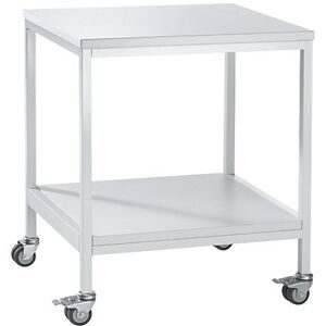 kaiserkraft Labor-Fahrtisch, mit Ablageboden, Tragfähigkeit 200 kg, BxTxH 900 x 750 x 900 mm