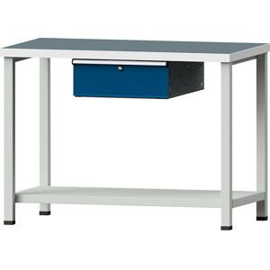 Kompaktwerkbank, BxT 1140 x 650 mm, 1 Schublade, Universalplatte, ohne Rollen ANKE