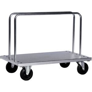 Schwerlast-Bügelwagen inkl. 2 Bügel, LxBxH 1250 x 700 x 945 mm, 2 Lenkrollen mit Stopp, 2 Bockrollen Kongamek