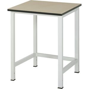 Arbeitstisch für Arbeitsplatzsystem Serie 900, Höhe 825 - 1025 mm, MDF-Platte, Breite 750 mm RAU