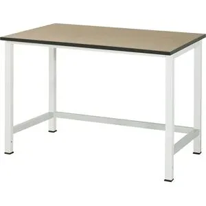 Arbeitstisch für Arbeitsplatzsystem Serie 900, Höhe 825 - 1025 mm, MDF-Platte, Breite 1250 mm RAU