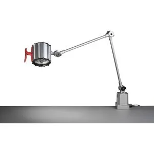 kaiserkraft LED-Gelenk-Maschinenleuchte IP65, 12 W, dreh-/neigbar, 6000 K, 1260 Lumen