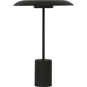 kaiserkraft LED-Tischleuchte SMITH, mit USB Port, schwarz, 600 lm