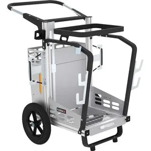 Abfallsammelwagen Picobello Compact, feste Müllsackhalterung, HxBxL 1030 x 710 x 870 mm, 120 l FLORA