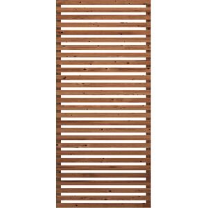kaiserkraft Tokyo Zaun, Holz, BxH 830 x 1800 mm, ThermoWood®