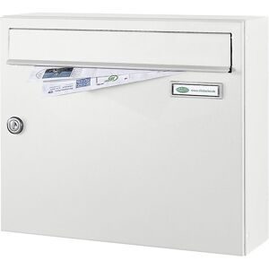 kaiserkraft Briefkasten, nach DIN EN 13724, verkehrsweiß RAL 9016