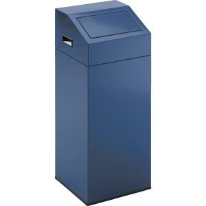 Wertstoffsammler, selbstlöschend, Volumen 45 l, BxHxT 320 x 790 x 320 mm, enzianblau eurokraft pro
