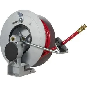 kaiserkraft Schlauchaufroller, PVC-Schlauch, Schlauchlänge 20 m