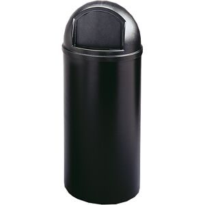 Abfallbehälter (PE), feuerhemmend, Volumen 57 l, HxØ 930 x 390 mm, schwarz Rubbermaid
