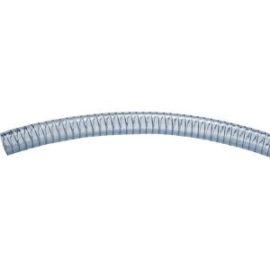 PVC-Schlauch, klar mit Stahlspirale, 5 bar, pro lfd. m, 1 1/2'', Innen-Ø 38 mm Jessberger