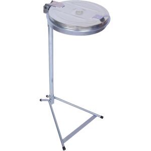 kaiserkraft Müllsackständer, Standgestell, für Volumen 120 l, verzinkt, Stahldeckel
