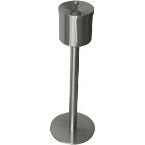 kaiserkraft Standascher, aus Edelstahl, Ø 260 mm