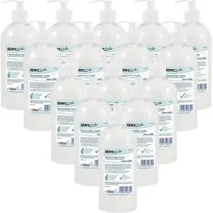 kaiserkraft Cremeseife im Pumpspender, VE 15 Stk à 500 ml, weiß