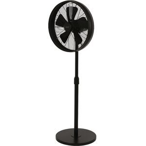 kaiserkraft Design-Standventilator, HxBxT 1500 x 460 x 410 mm, schwarz