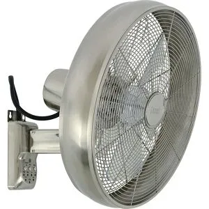 Lucci AIR BC Wandventilator 50 W (Ø x H) 410 mm x 460 mm Chrom Schwenkbar
