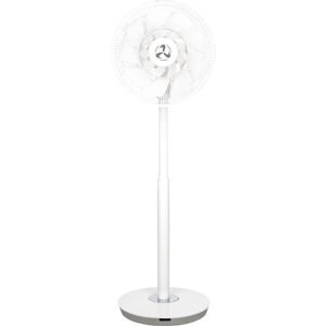kaiserkraft Standventilator Airos Eco, mit 12 Drehstufen, mit Fernbedienung, weiß