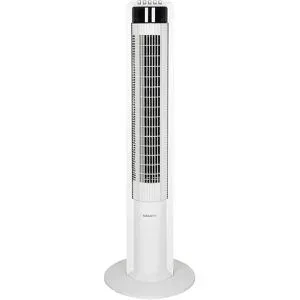 kaiserkraft Säulenventilator Eco Tower, 12 Drehzahlstufen, weiß