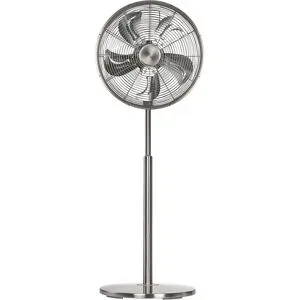 kaiserkraft Standventilator Airos Eco höhenverstellbar, Rotorblatt-Ø 335 mm, verchromt, ab 3 Stk