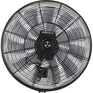 kaiserkraft Wandventilator Airos Eco Silent WALL, mit 7 Drehstufen, Fernbedienung, schwarz