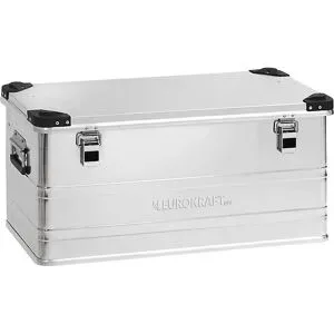 Aluminiumbehälter Industry, Inhalt 92 l, Außen-LxBxH 780 x 385 x 379 mm eurokraft pro
