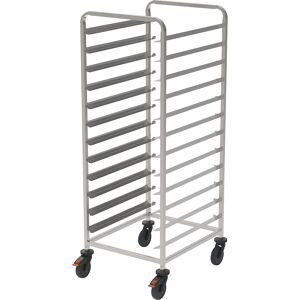 kaiserkraft Tablettwagen, mit Stoßecken, LxBxH 648 x 739 x 1641 mm