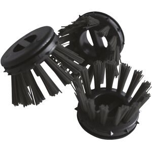 Bürsteneinsatz für Gummi-Ringmatte, schwarz