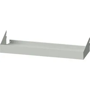 Wannenboden, Aufkantung 75 mm, BxT 800 x 250 mm, grau ANKE