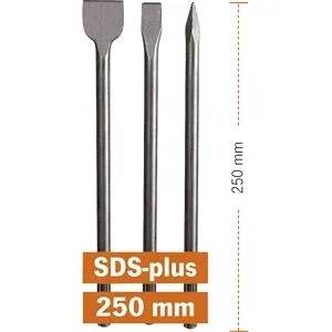 ECO Meißel-Satz, SDS-plus, 3-tlg., Länge 250 mm Projahn