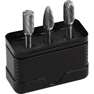 HM Frässtifte-Set, in Kunststoffpack, 3 Teile Projahn