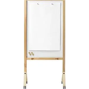Flipchart MAULwood, mobil, HxBxT 1800 x 800 x 1200 mm MAUL