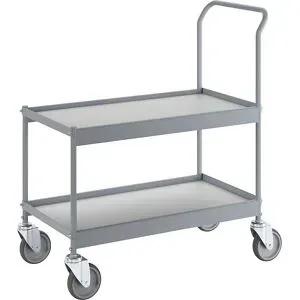 Ebinger 0342G Allzweckwagen Feststeller Stahl pulverbeschichtet Traglast (max.): 150 kg Silber-Grau