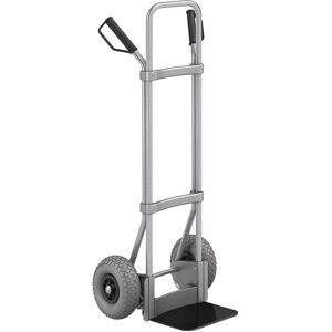 Sackkarre, verzinkt, Schaufel-BxT 280 x 250 mm, schwarz, PU-Bereifung eurokraft pro