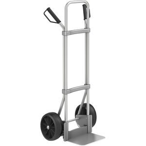 Aluminium-Sackkarre, Schaufel-BxT 280 x 250 mm, Alu, Vollgummibereifung eurokraft pro