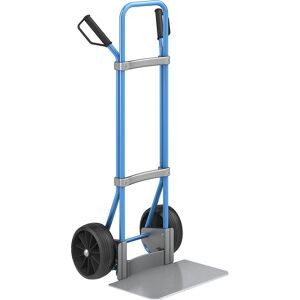Sackkarre, blau, Schaufel-BxT 450 x 350 mm, verzinkt, Vollgummibereifung, ab 5 Stk eurokraft pro