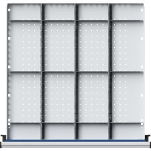 Trennbleche für Schubladenschränke, für Schrankbreite 760 mm, für Schubladenhöhe 180 - 360 mm ANKE