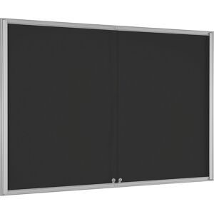 kaiserkraft Schaukasten BASIC, für 18 x DIN A4, anthrazit