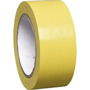 Bodenmarkierungsband aus Vinyl, einfarbig, Breite 50 mm, gelb, VE 8 Rollen Moravia