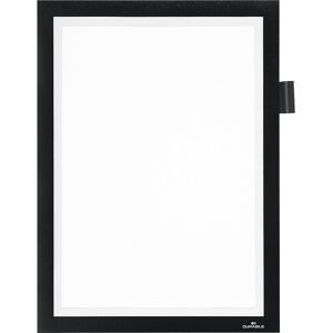 DURAFRAME® Info-Rahmen MAGNETIC NOTE A4, für direktes Beschriften, magnetisch, VE 5 Stk, Rahmen schwarz DURABLE