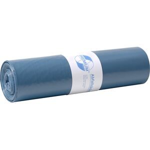 Abfallsäcke, LDPE, 120 l, 60 µm, BxL 700 x 1100 mm, VE 250 Stk, blau Deiss