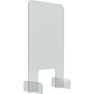Theken- und Tischaufsteller, Acrylglas, transparent, 5 mm dick, HxBxT 845 x 495 x 240 mm, ab 5 Stk magnetoplan