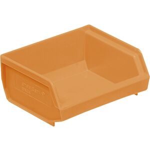 kaiserkraft Sichtlagerkasten aus Polypropylen, LxBxH 96 x 105 x 45 mm, VE 20 Stück, pastellgelb