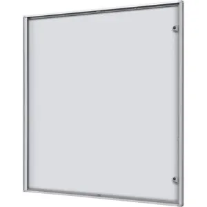 Schaukasten für innen, Metallrückwand, 12 DIN A4-Blätter, HxB 963 x 931 mm eurokraft basic